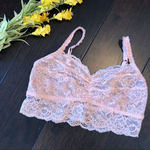 Pink Victoria’s Secret | Pink Lace cami bralette